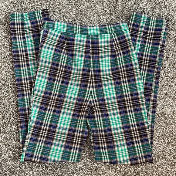 Urban Outfitters high waisted Plaid Pants size 0 US/ UK 4 - Picture 4 of 5